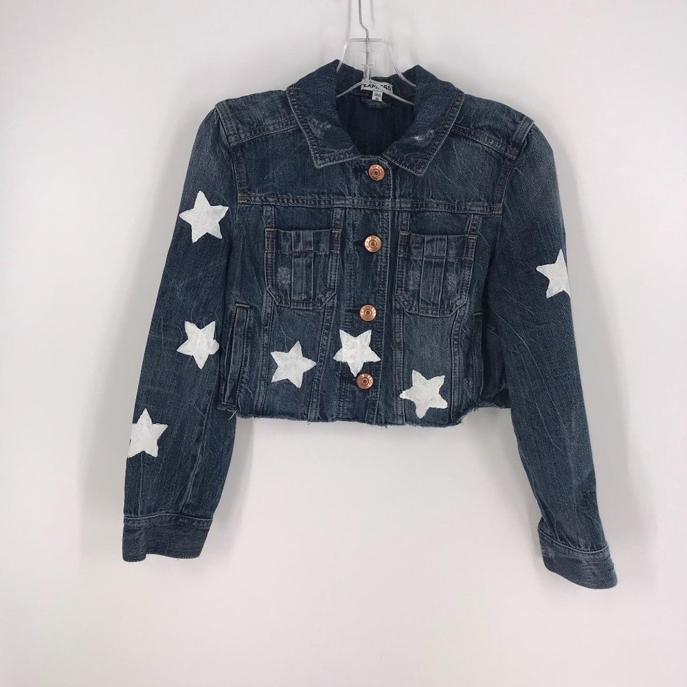EXPRESS DENIM‎ JACKET WITH STARS